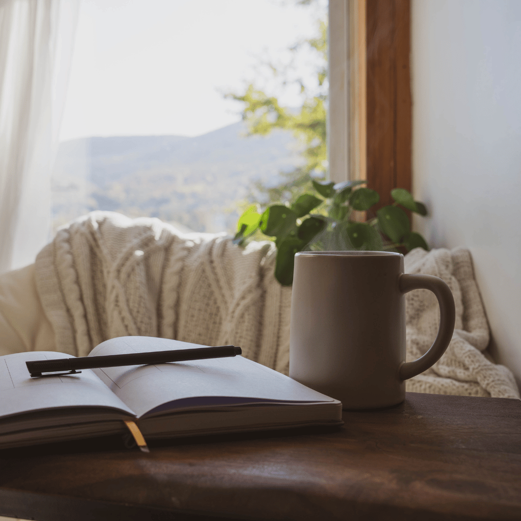coffee and journal